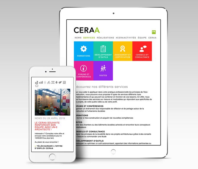 CERAA website responsive