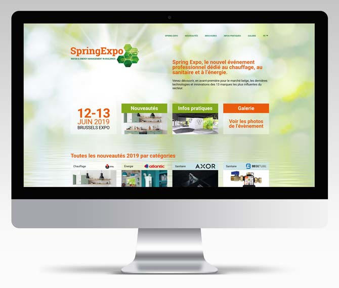 Spring Expo web - Homepage