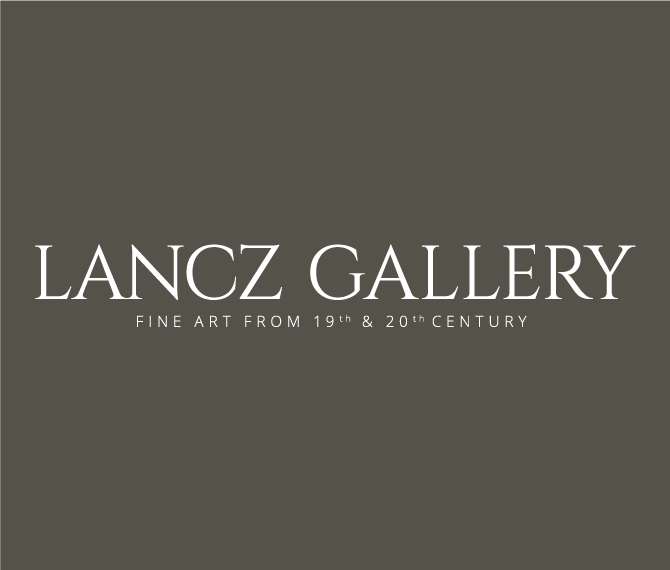 Logo Lancz Gallery - negatif